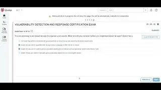 Qualys VMDR Updated Exam Live Question & Answers | Passed ...!!!