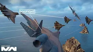Dogfight SU-57- Graphic Memukau Modern Warships Update Terbaru