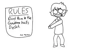 When will you learn. (Flipaclip) (Shitpost) (Baldi's Basics)
