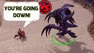 Starcraft 2 - David [Xayid] vs Goliath [Hybrid] - Custom Factions Matchup