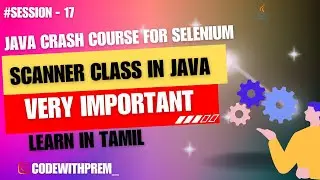 Scanner class in java | 17 | code with prem #codewithprem #tamil
