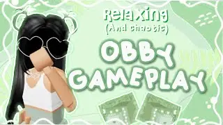 Relaxing *and chaotic* Roblox Obby Gameplay! 💚 | itzzjui