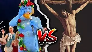 Blue Olympics Guy vs. Jesus Christ: Who would win?