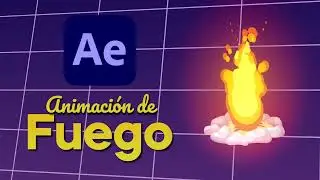 Animación de FUEGO con After Effects en menos de 2 minutos | Tutorial en Español