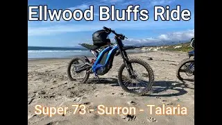 Exploring Ellwood Bluffs on Electric Bikes in Santa Barbara