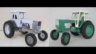 Модель Трактора ЮМЗ 6 ч 2. Tractor model Yumz 6