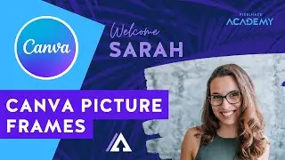Canva social media post design tutorial - How to add a picture into a frame in Canva