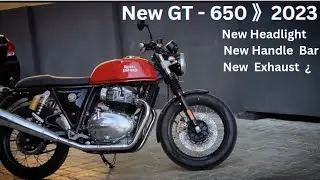 Royal enfield Gt-650 2023 complete quick walk-around  updates #royalenfield #gt650 #interceptor650