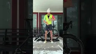 Set Up My Indoor Trainer OUTSIDE ASMR