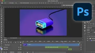 How to add Audio to an animation in Adobe Photoshop