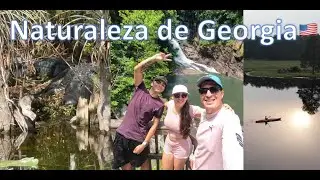 Increible❗Haciendo Kayak🚣‍♀️ con COCODRILOS 🐊 en 📍Georgia 🇺🇸 SALVAJE Naturaleza 🌲