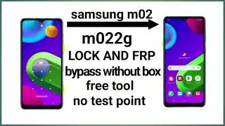 Samsung M02 m022g lock reset and frp bypass just one click with free tool. #viralvideo #frp.