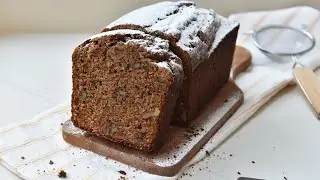 Budin de banana 🍌  estilo Starbucks #receta #shortsviral #shorts #banana #chocolatedessert