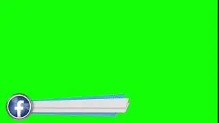 face book Effect on video green screen sample for video editing