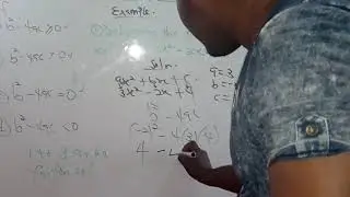 Nature of roots of quadratic equations