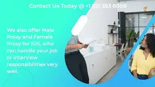 IOS Interview Support and Job Support |Proxy Support| WhatsApp +1 321 353 6006 | @proxycallsupport