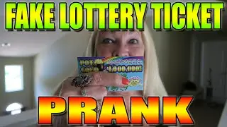 FAKE LOTTERY TICKET WINNER PRANK ON GRANDMOM