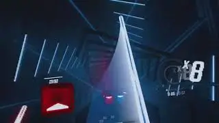 some raw beat saber gameplay footage
