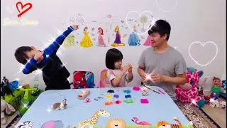 Sana and Sam making custom bracelet with Daddy |Valentines Day Special |Fun family activity for kids