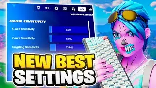 *NEW* BEST PC Keyboard & Mouse Settings, Sensitivity + Keybinds In Fortnite!