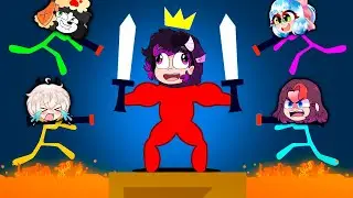 ¡FANS LOCAS vs 1 REY STICKMAN! 😱💥😎 MOMENTOS DIVERTIDOS en STICKFIGHT - FranciscoGames