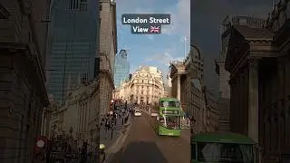Central London Street View 😎 From Double Decker Bus 🚍🇬🇧 | #london #uk #streetview #bus