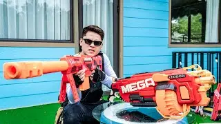 3T Nerf War : Captain SEAL X Warriors Nerf Guns Fight Criminal Dr.Lee Crazy Swap With The Big Boss
