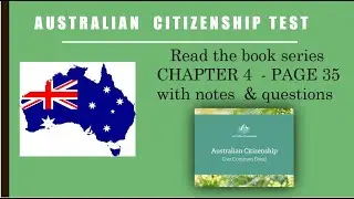 australian citizenship test | common bond  | 2023 new syllabus | Reading Series Chapter 4 Page 35