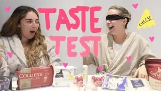 BLINDFOLDED TASTE TEST 2.0!! | wild friday night | Sophia and Cinzia | ad