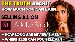 How Much Money Can You REALLY Make Selling AI Images Adobe Stock - Latest Review Times 