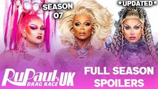 Drag Race Uk S7 *UPDATED* FULL Season Spoilers - RuPaul's Drag Race