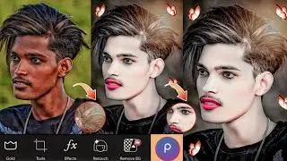 HDR Face Smooth skin whitening photo Editing || PicsArt skin Face Painting photo Editing