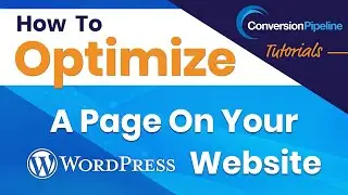 How to Optimize a Page on Your WordPress Website For Search Engines
