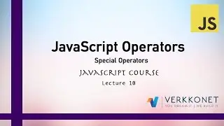 Special Operators - JavaScript Course - Lecture 10
