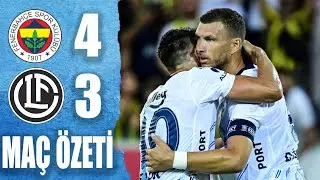 Lugano Fenerbahçe Maç Özeti | Fenerbahçe 4-3 Lugano