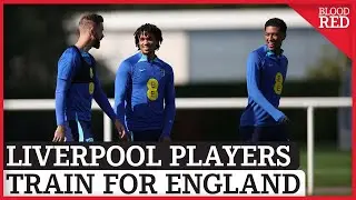 Trent Alexander-Arnold, Jordan Henderson & LFC 'Target' Jude Bellingham Train for England | VIDEO