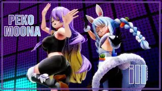 【MMD ホロライブ Hololive 4k 60FPS】Pekora x Moona  - III 