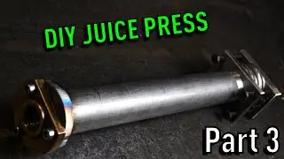 Making a DIY Electric Apple Juice Press - The Nut-Piston Mechanism