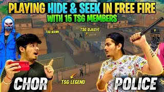 Playing Hide & Seek On Command Post 😱 Ritik Finding 15 TSG Members & Dj Alok - Garena Free Fire