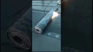 Как делают наплавляемую кровлю настоящие мастера! 