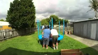 Trampoline Building - Time Lapse
