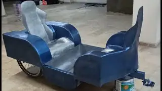 Diy Bicycle Taxi Trailer & Diy Making Kids Trailer for Electric Bicycle