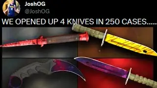 I OPENED 4 KNIVES IN 8 MINUTES