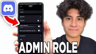 How To Make Admin Role Discord Mobile! - Tutorial