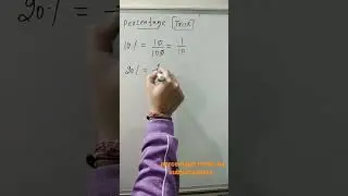 simple percentage tricks by SubjectSquare #mathstricks #shorts #percentage #competition #subject