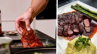 The Perfect Pan Fried Ribeye Steak | Mike Grilliams