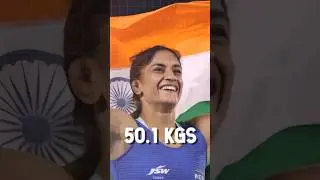 why vinesh phogat disqualified from Olympics?