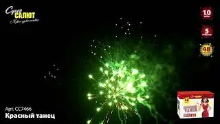 Салют СС7466  Красный танец МОДУЛЬ  49 залпов, калибр 1 дюйм