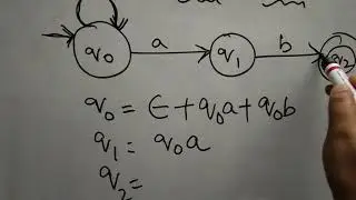 Conversion of NFA to Regular Expression using Arden's Theorem by Bharathi Patnala