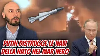 Putin destroys NATO ships in the Black Sea.